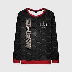 Свитшот мужской MERCEDES LOGO BRONZE, цвет: 3D-красный