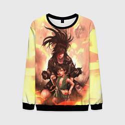 Свитшот мужской Хяккимару Такебо Дороро Z, цвет: 3D-черный