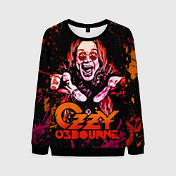 Свитшот мужской Ozzy Osbourne, цвет: 3D-черный