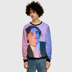 Свитшот мужской Timothee Chalamet, цвет: 3D-черный — фото 2