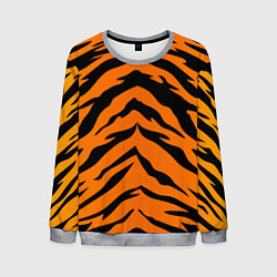 Свитшот мужской Шкура тигра, цвет: 3D-меланж