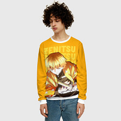 Свитшот мужской Зеницу Агацума, цвет: 3D-белый — фото 2