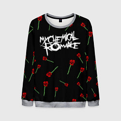 Свитшот мужской MY CHEMICAL ROMANCE РОЗЫ MCR ROSES, цвет: 3D-меланж