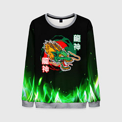 Мужской свитшот Китайский огненный дракон