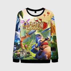 Мужской свитшот CLASH OF CLANS БИТВА КЛАНОВ