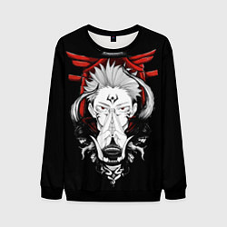 Свитшот мужской ЗАКЛИНАНИЕ ИТАДОРИ СУКУНА, цвет: 3D-черный