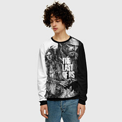 Свитшот мужской THE LAST OF US ЧЁРНО БЕЛЫЙ, цвет: 3D-черный — фото 2
