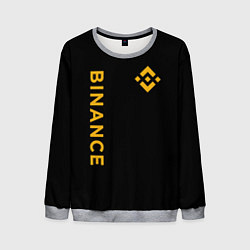 Мужской свитшот БИНАНС ЛОГО КАРБОН BINANCE LOGO