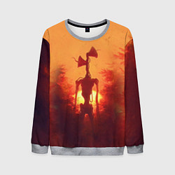 Мужской свитшот СИРЕНОГОЛОВЫЙ НА ЗАКАТЕ