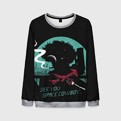 Свитшот мужской Ковбой Бибоп, цвет: 3D-меланж