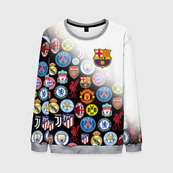 Свитшот мужской FC BARCELONA LOGOBOMBING, цвет: 3D-меланж