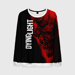 Свитшот мужской DYING LIGHT RED ZOMBIE FACE, цвет: 3D-белый