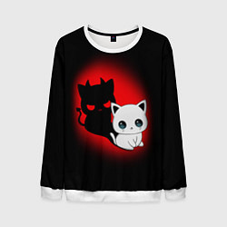 Мужской свитшот КОТИК ДЬЯВОЛ KITTY DEVIL