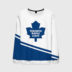 Свитшот мужской Toronto Maple Leafs Торонто Мейпл Лифс, цвет: 3D-белый
