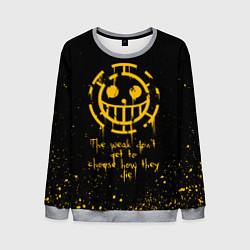 Свитшот мужской ONE PIECE ПИРАТЫ БРЫЗГИ КРАСОК, цвет: 3D-меланж