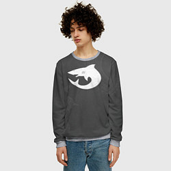 Свитшот мужской Кархародоны цвет ордена, цвет: 3D-меланж — фото 2