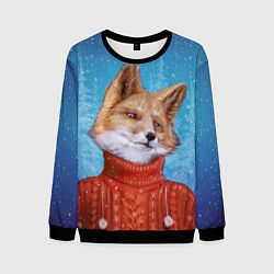 Мужской свитшот НОВОГОДНИЙ ЛИС CHRISTMAS FOX