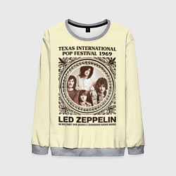 Свитшот мужской Led Zeppelin - Texas International Pop Festival 19, цвет: 3D-меланж