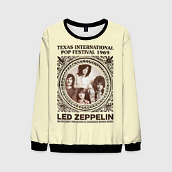 Свитшот мужской Led Zeppelin - Texas International Pop Festival 19, цвет: 3D-черный