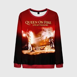 Мужской свитшот Queen on Fire - Live at the Bowl