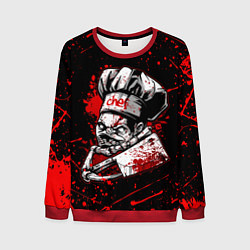 Мужской свитшот DOTA 2 PUDGE, БРЫЗГИ КРАСОК