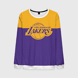 Свитшот мужской LAKERS LINE HEXAGON SPORT, цвет: 3D-белый