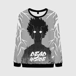 Свитшот мужской DEAD INSIDE Mob psycho, цвет: 3D-черный