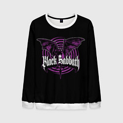 Свитшот мужской Black Sabbat Bat, цвет: 3D-белый
