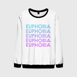Свитшот мужской Эйфория Euphoria, цвет: 3D-черный