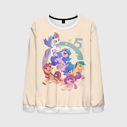Свитшот мужской G5 My Little Pony, цвет: 3D-белый