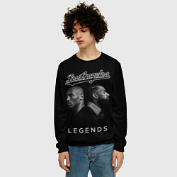 Свитшот мужской Los Angeles Legends Легенды Лос-Анджлелеса, цвет: 3D-черный — фото 2