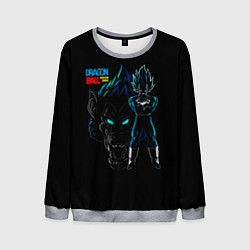 Свитшот мужской Dragon Ball Z Dark, цвет: 3D-меланж