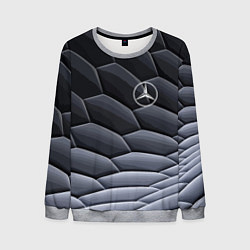 Свитшот мужской Mercedes Benz pattern, цвет: 3D-меланж