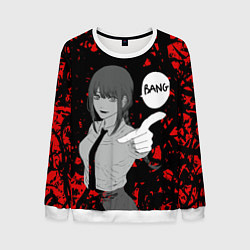 Мужской свитшот Человек Бензопила Макима Стреляет Bang