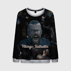 Свитшот мужской Викинги: Вальхалла, цвет: 3D-меланж