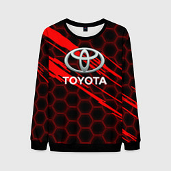 Мужской свитшот Toyota: Красные соты