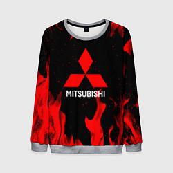 Свитшот мужской Mitsubishi Red Fire, цвет: 3D-меланж