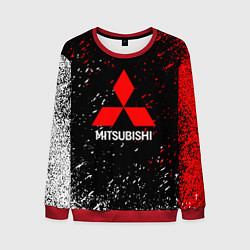 Свитшот мужской Mitsubishi Logo auto, цвет: 3D-красный