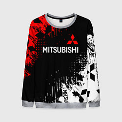 Свитшот мужской Mitsubishi Sport Pattern, цвет: 3D-меланж