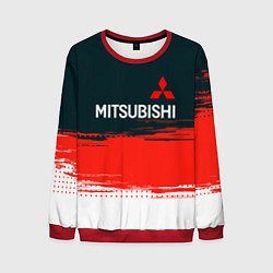 Свитшот мужской Mitsubishi - Auto бренд, цвет: 3D-красный