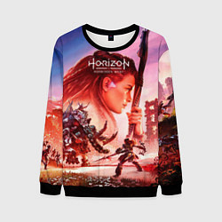 Мужской свитшот Horizon Forbidden West game poster