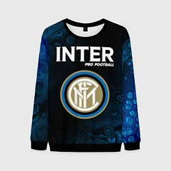 Свитшот мужской INTER Pro Football Разводы, цвет: 3D-черный
