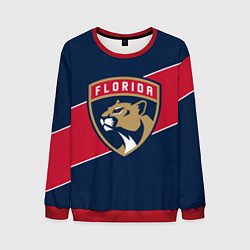 Свитшот мужской Florida Panthers , Флорида Пантерз, цвет: 3D-красный