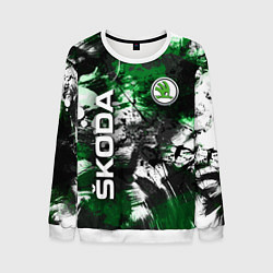 Свитшот мужской Skoda Sport Style Шкода, цвет: 3D-белый