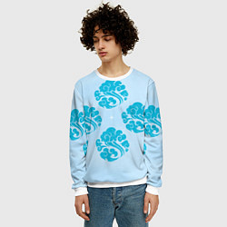 Свитшот мужской Клан Лань, цвет: 3D-белый — фото 2