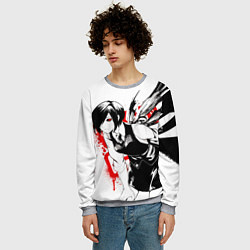 Свитшот мужской ТОУКА TOKYO GHOUL, цвет: 3D-меланж — фото 2