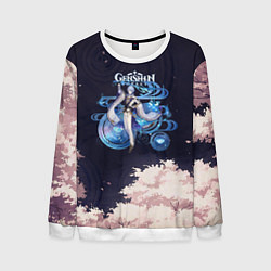 Свитшот мужской Genshin Impact - Kamisato Ayato, цвет: 3D-белый