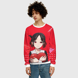 Свитшот мужской Kaguya Heart, цвет: 3D-белый — фото 2