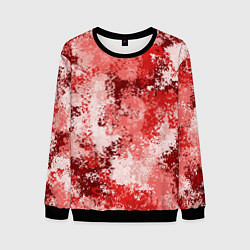 Мужской свитшот Спортивный камуфляж Пикси - Гранат