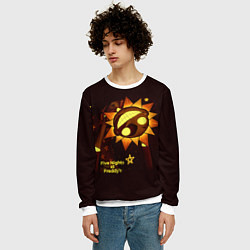 Свитшот мужской Five Nights at Freddys Security Breach - Воспитате, цвет: 3D-белый — фото 2